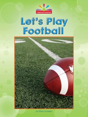 cover image of Let's Play Football